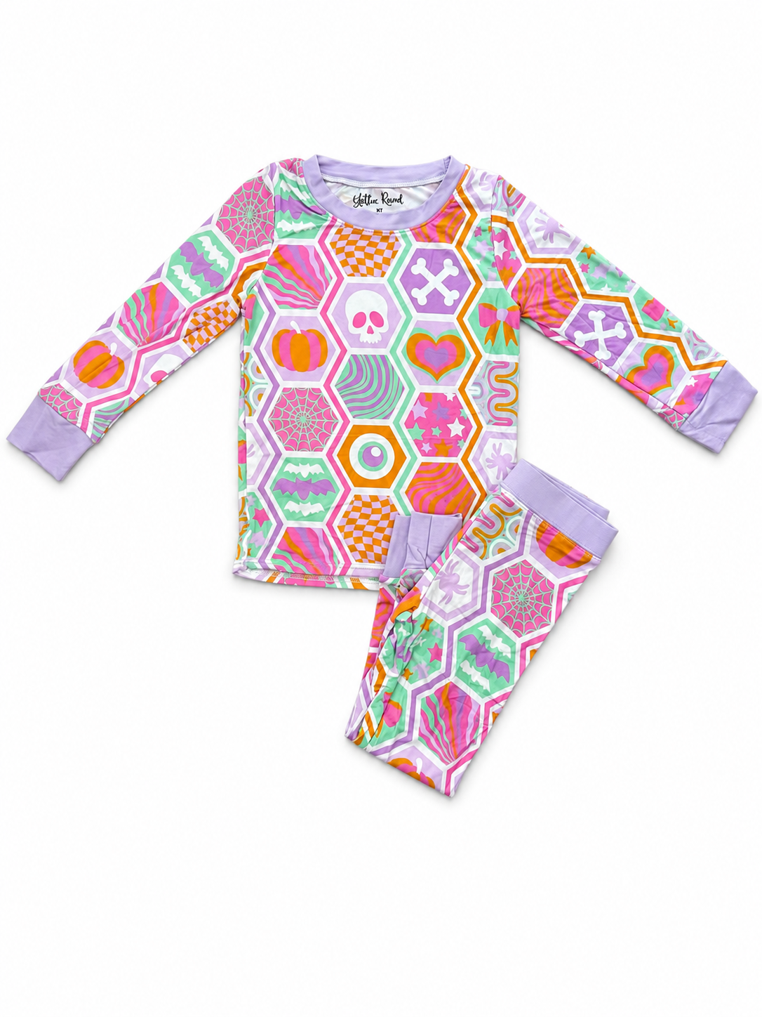 Retro Girl Halloween Bamboo Pjs