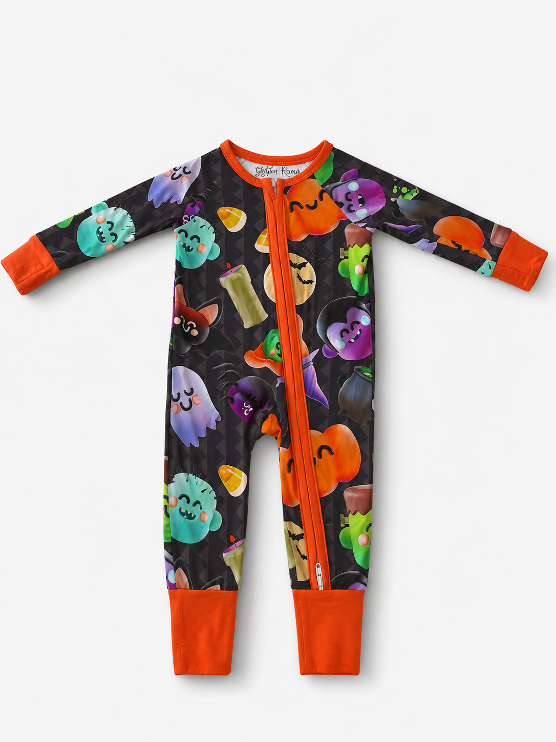 Dancing Halloween Bamboo Zippered Sleeper