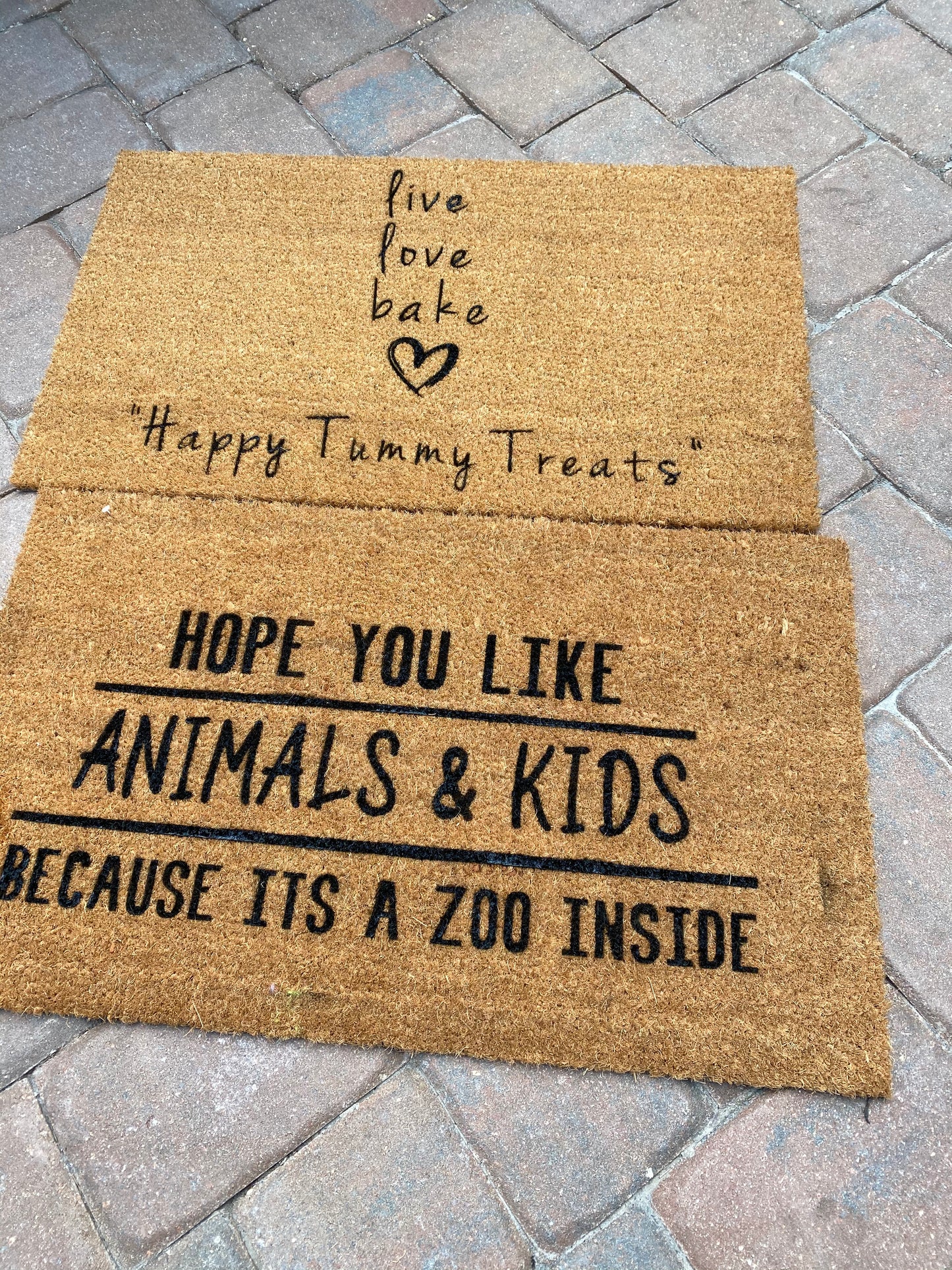 Hope you like animals & kids doormat