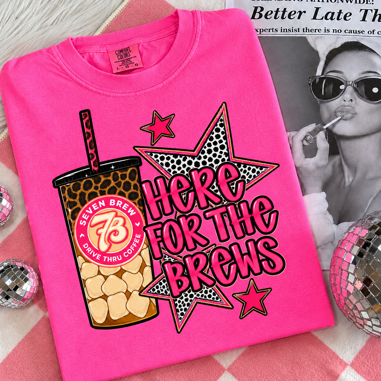 Here For The Brews Tee ☕️