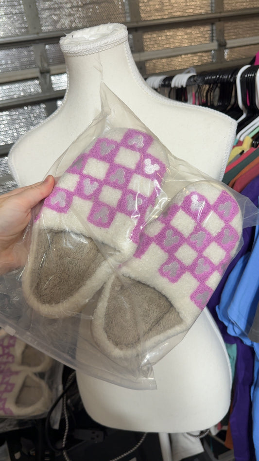 Mickey Slippers Purple
