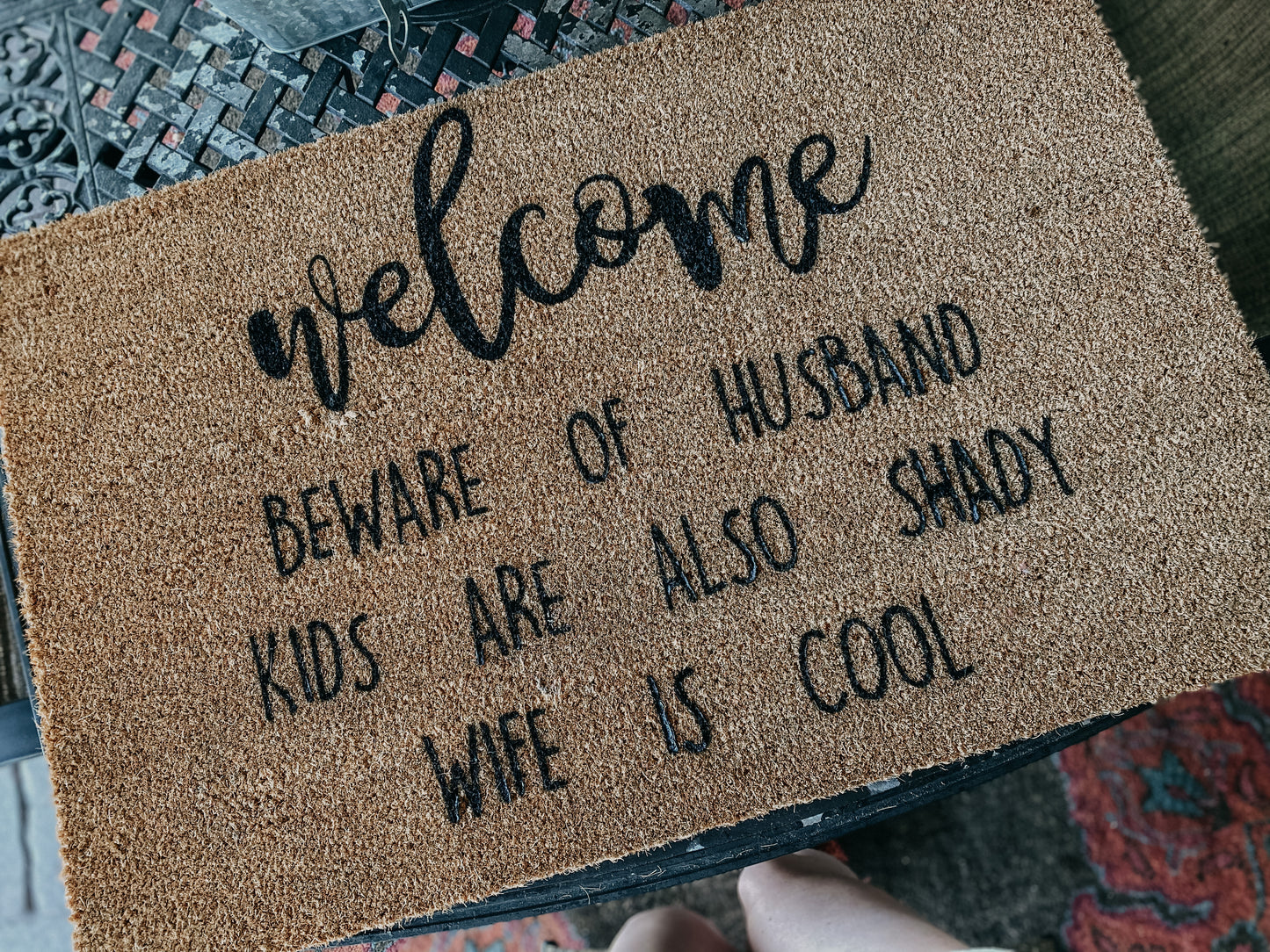 beware of husband doormat