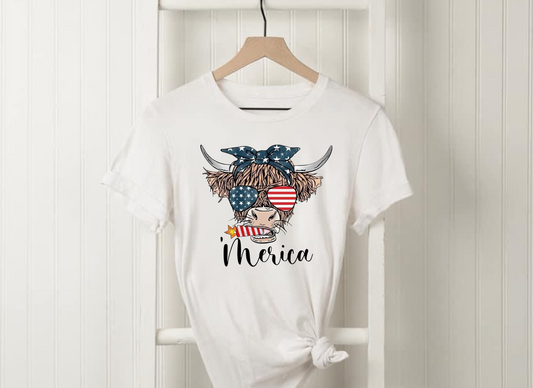 Cow ‘Merica Tee